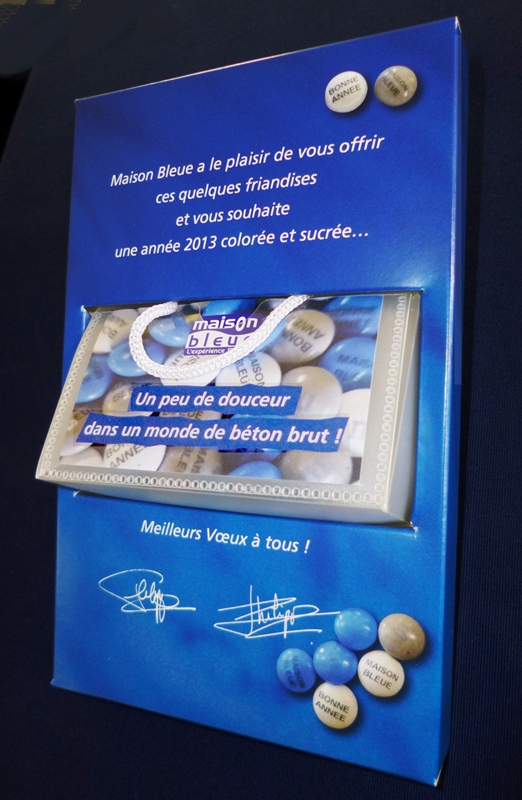 VOEUX MAISON BLEUE 2013